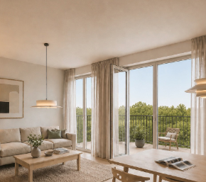 Visualisierung zum Projekt ElbauenResidenz in Dresden